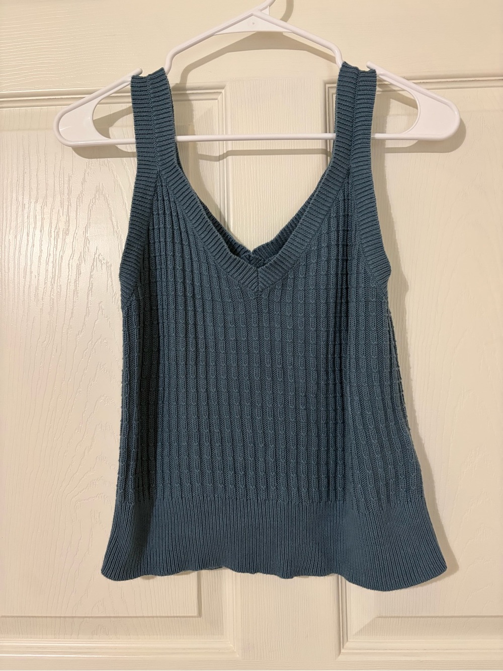 Ralph Lauren Teal Ribbed V-Neck Tank